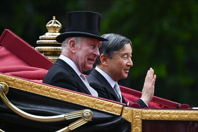 Japanese emperor, empress start state visit to UK