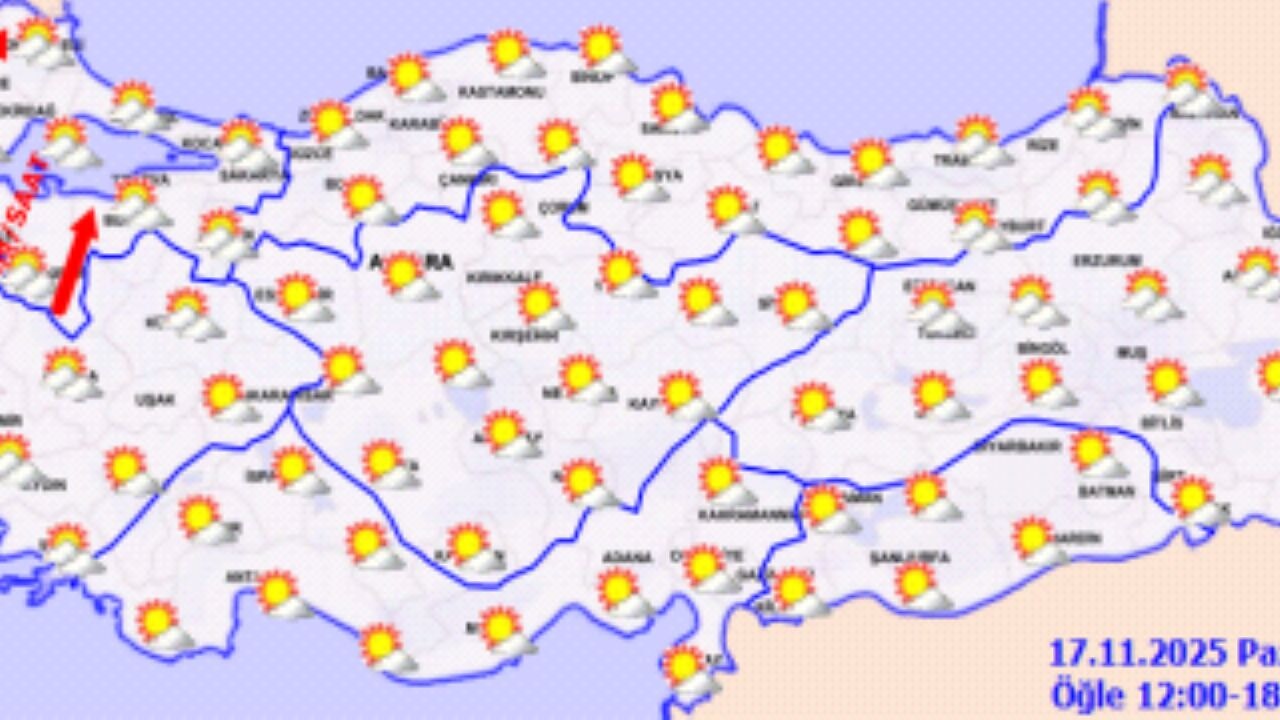 Bugün yurtta hava durumu