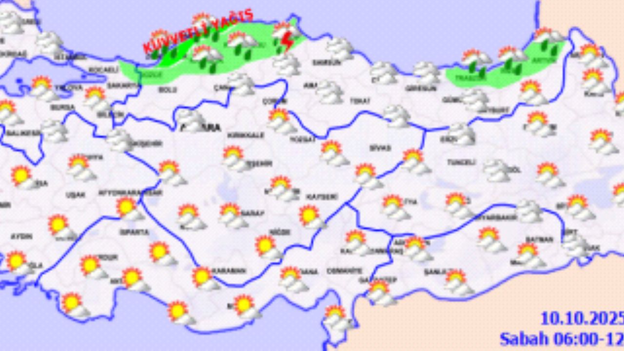 Meteoroloji'den sağanak yağış uyarısı! Bu iller dikkat