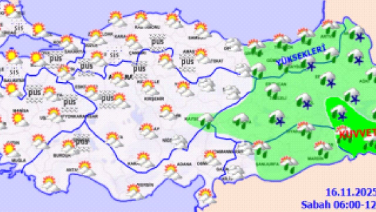 Meteoroloji'den soğuk ve yağışlı uyarı