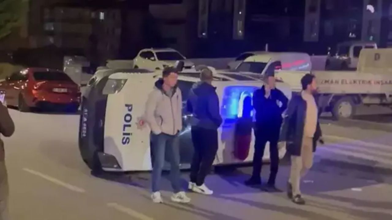 Niğde'de ihbara giden polis aracı kaza yaptı: 6 yaralı