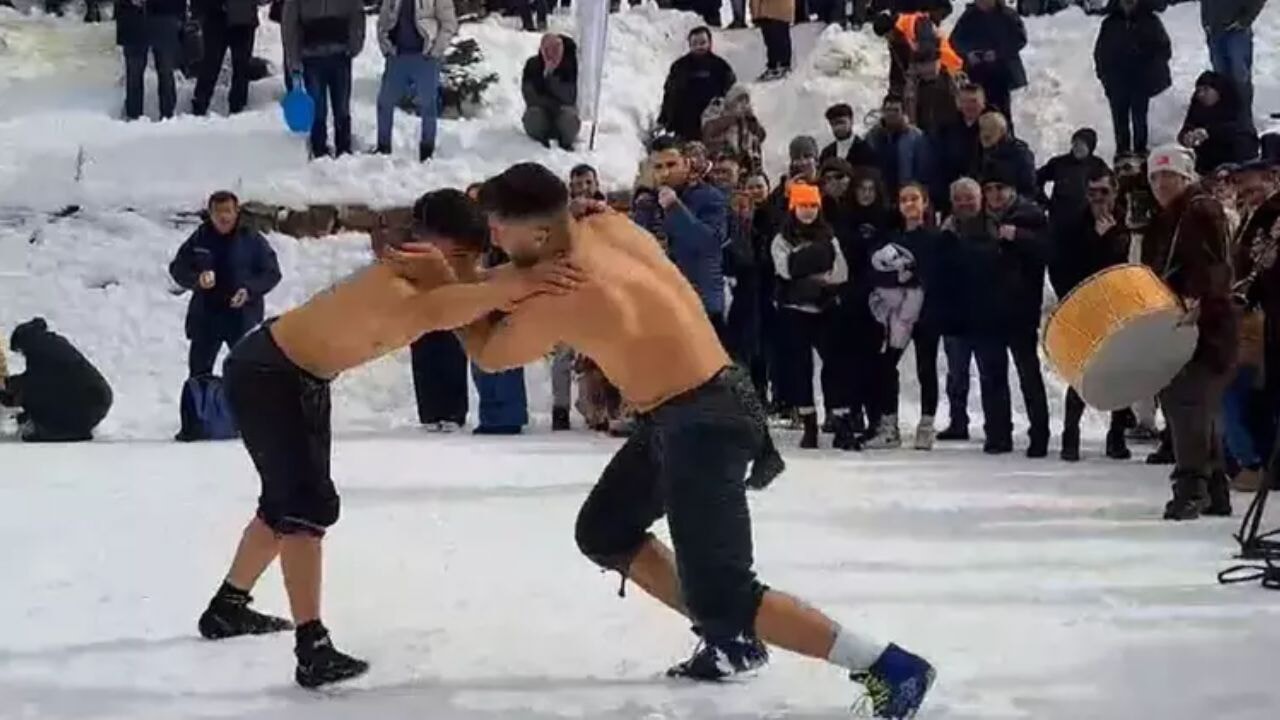 Ordu'da Kar Festivali kutlamaları vatandaşı büyüledi