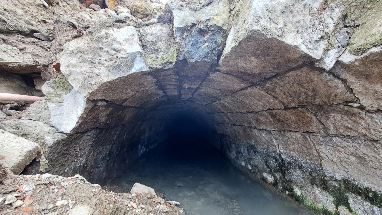 Türkiye'de tek: Trabzon'da Roma dönemi kanal keşfedildi