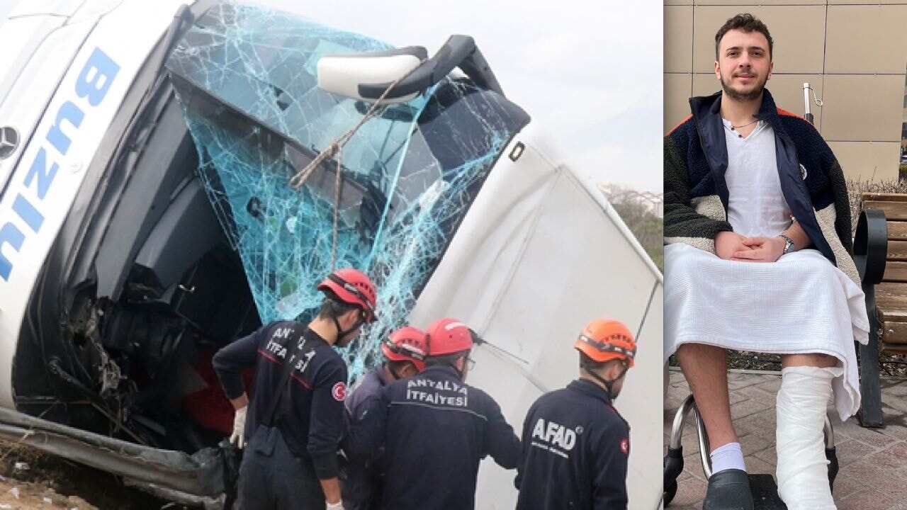 10 kişinin öldüğü otobüs kazasında şoförle sohbet etmiş