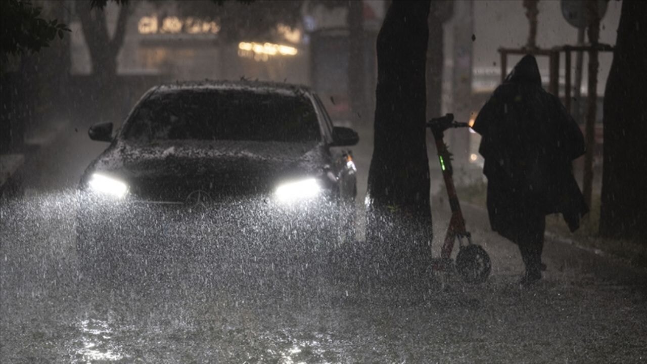 19 il için 'sarı' (sağanak yağış) uyarı