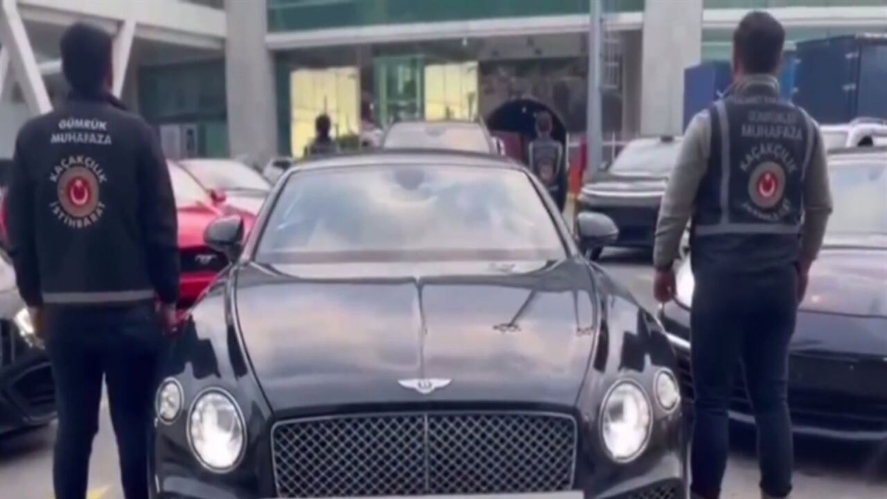 65 lüks araca el konuldu