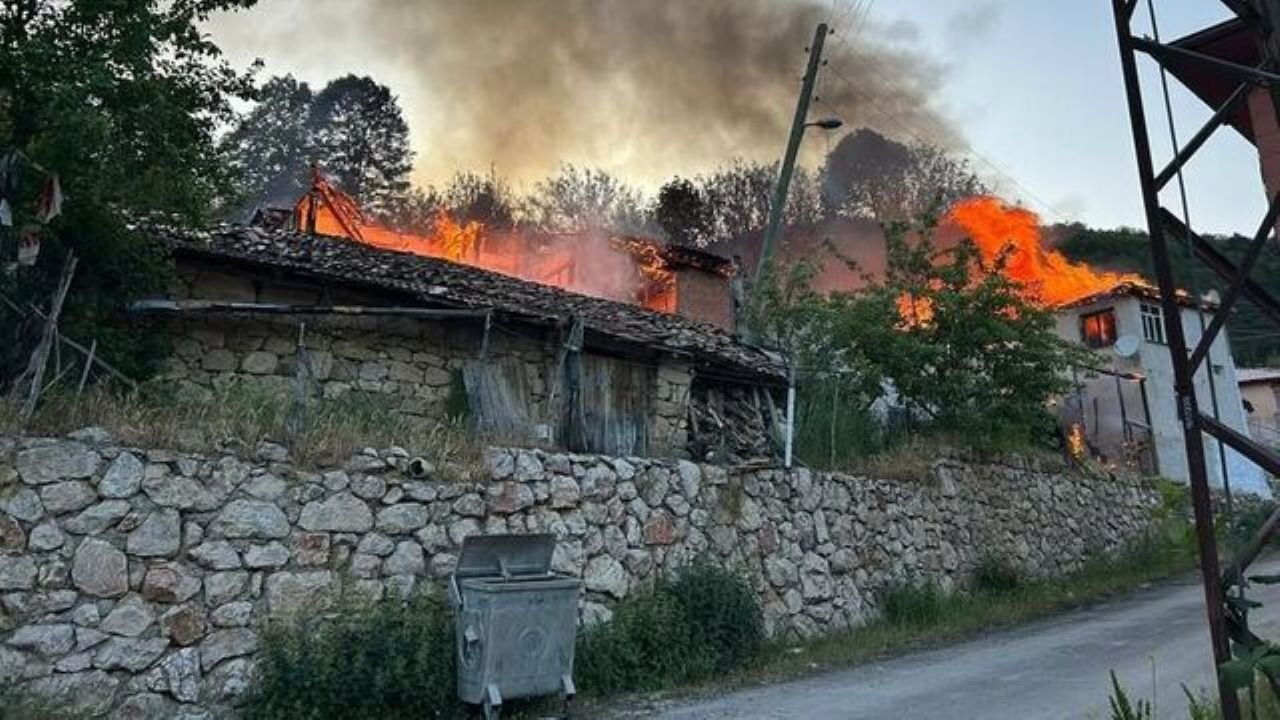 Amasya'da korkunç yangın!