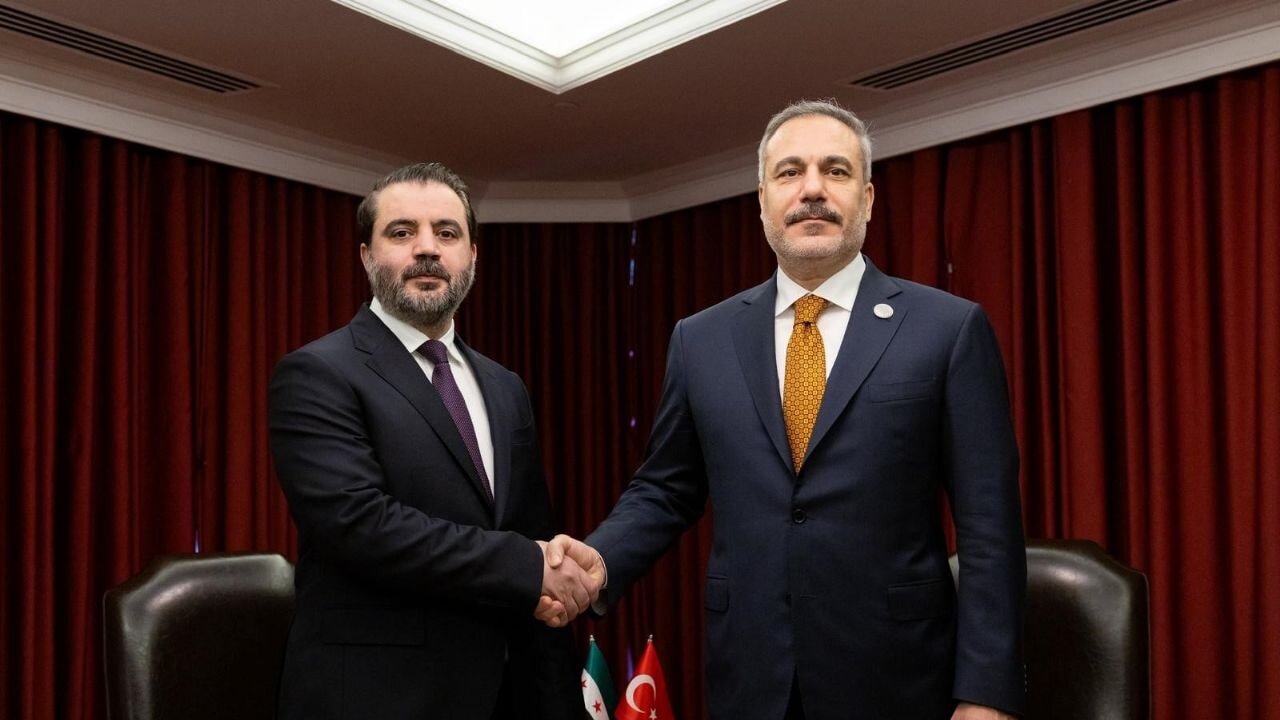 Bakan Fidan, Suriye Dışişleri Bakanı Şeybani ile bir araya geldi