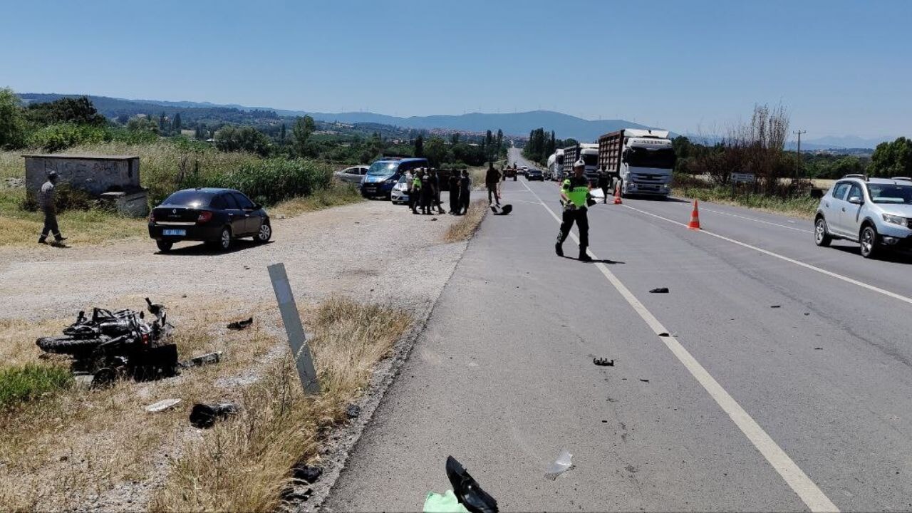 Balıkesir-Savaştepe yolunda ölümle sonuçlanan kaza