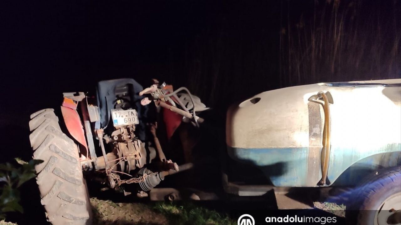 Çanakkale'de tarla yolunda ölüm: Traktör kazası can aldı