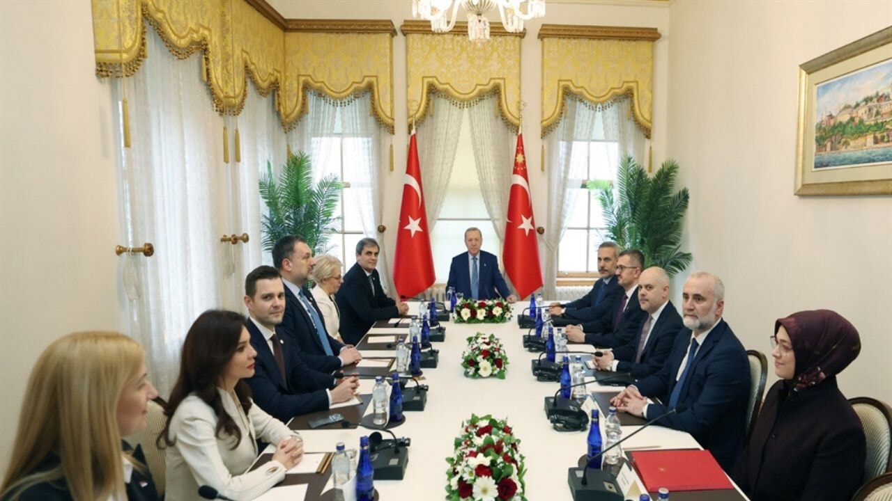 Cumhurbaşkanı Erdoğan, Balkan ülkeleri dışişleri bakanlarını kabul etti