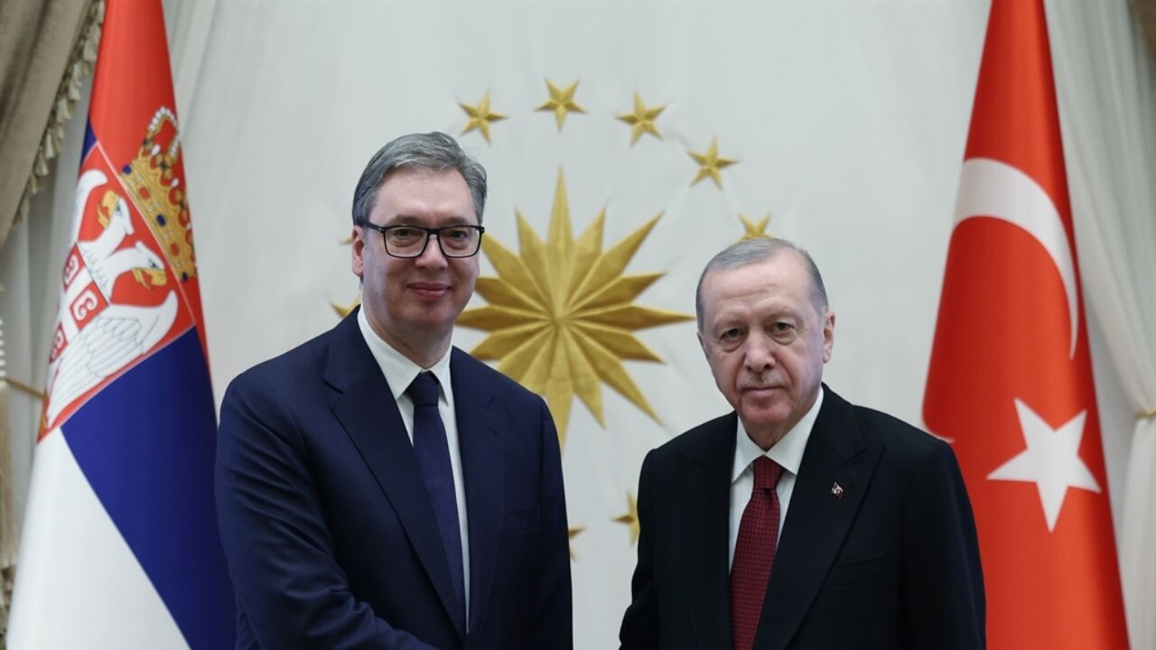 Cumhurbaşkanı Erdoğan, Sırbistan Cumhurbaşkanı Vucic'i resmi törenle karşıladı