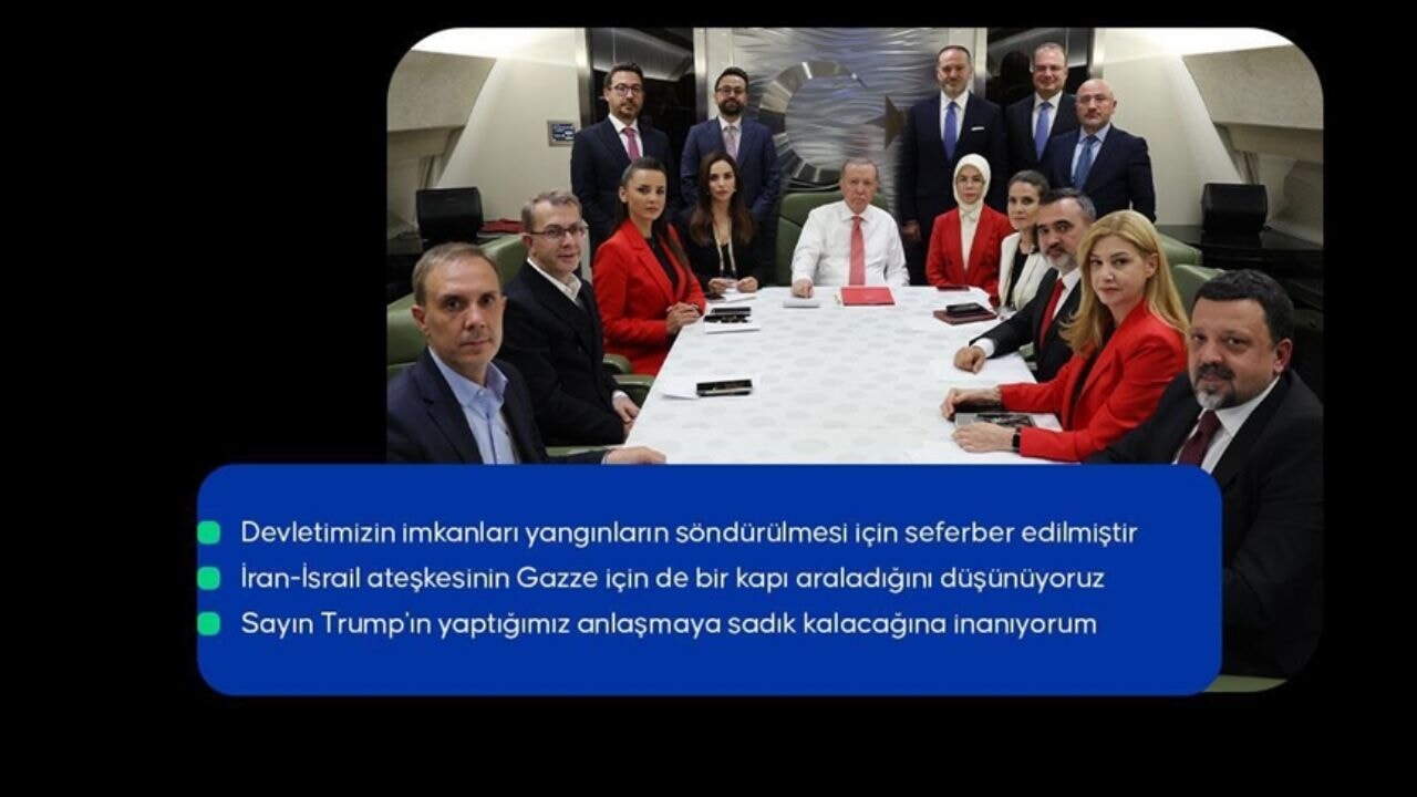 Cumhurbaşkanı Erdoğan, uçakta gazetecilerin sorularını yanıtladı