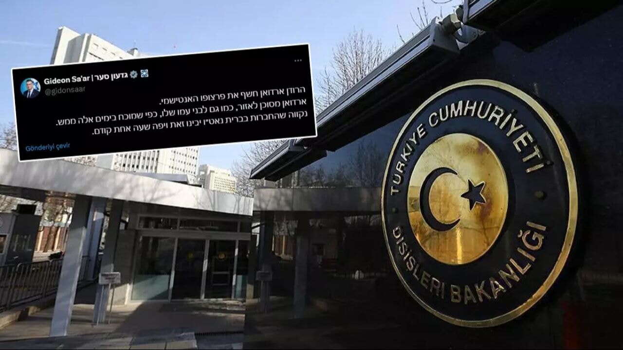 Dışişleri Bakanlığı'ndan İsrail'in küstahça açıklamalarına sert tepki