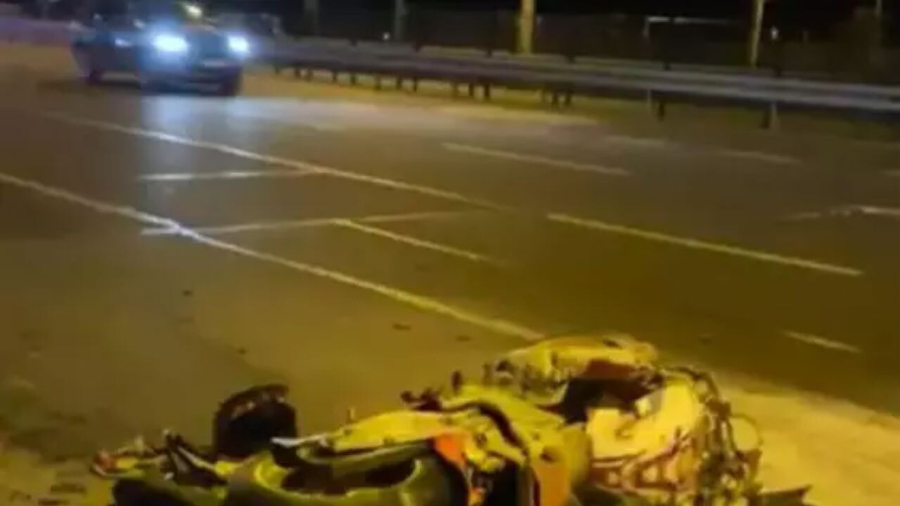 Fatih Kennedy Caddesi'nde feci kaza: Motosiklet sürücüsü öldü