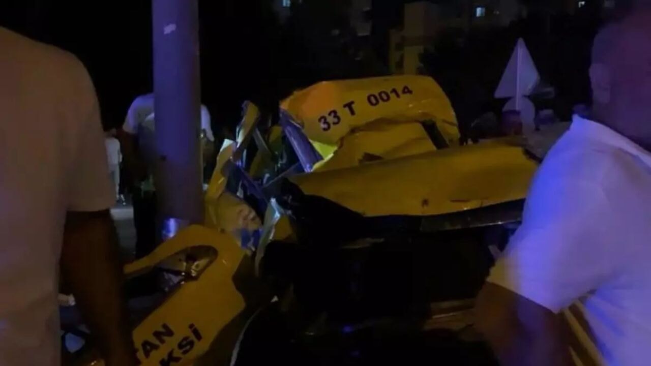 Gece saatlerinde Mersin'de korkunç kaza!