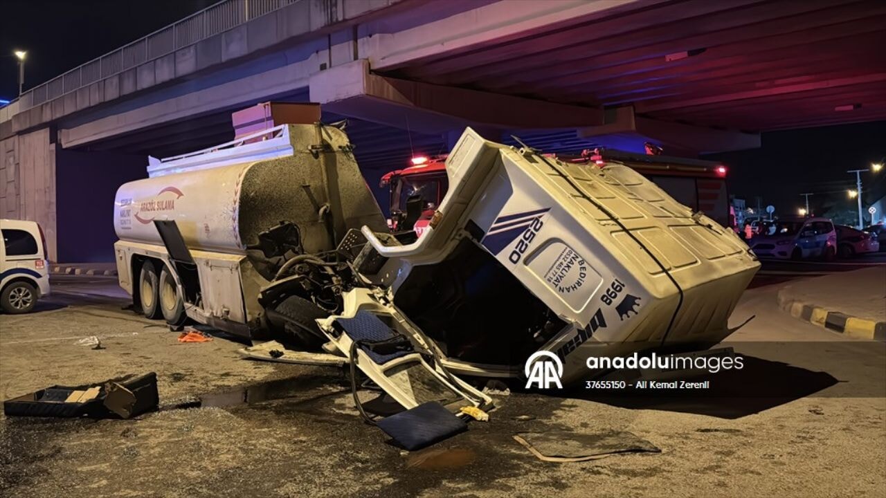Hatay İskenderun'da korkunç kaza