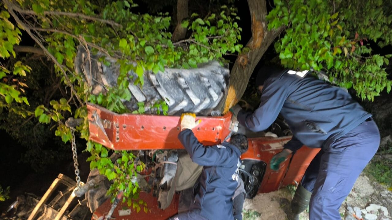Hekimhan'da korkunç traktör kazası: Sürücü olay yerinde can verdi