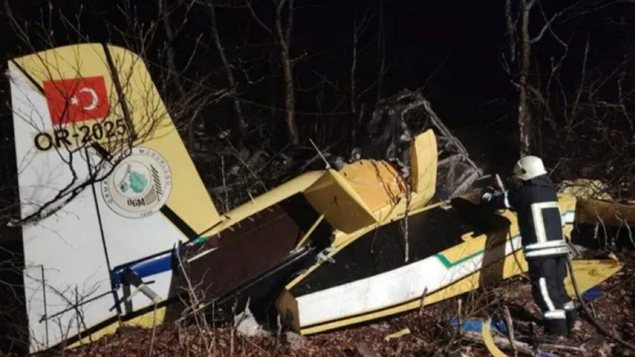 Hırvatistan'da düşen yangın söndürme uçağımızın pilotu şehit oldu