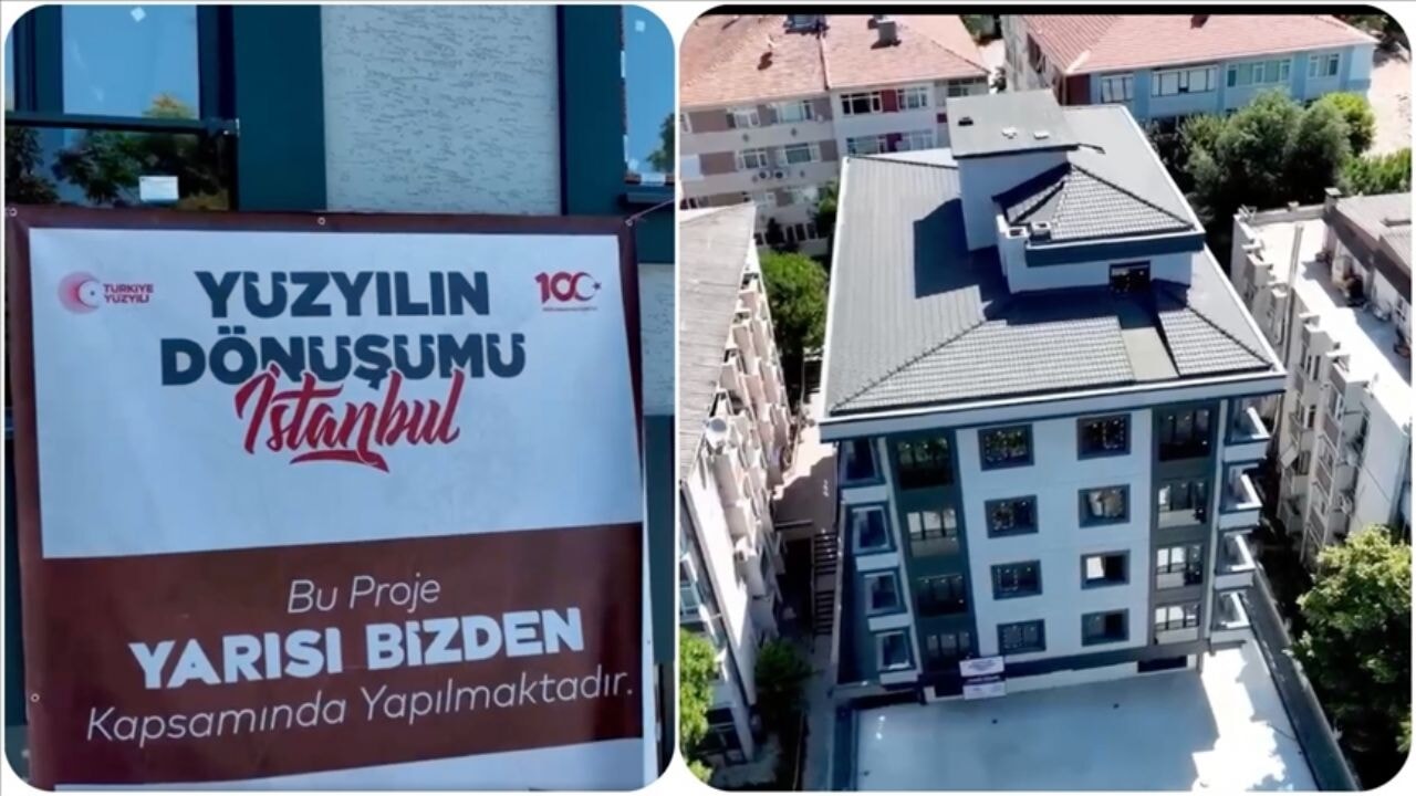 İstanbul'da 73 bin konut 'Yarısı Bizden' kampanyasıyla dönüştürüldü