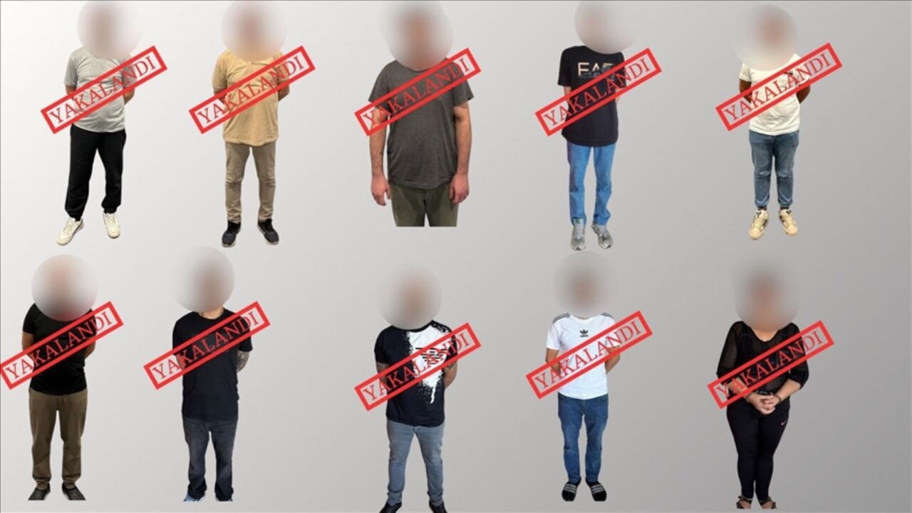 Kırmızı bültenle aranan 10 suçlu yakalandı
