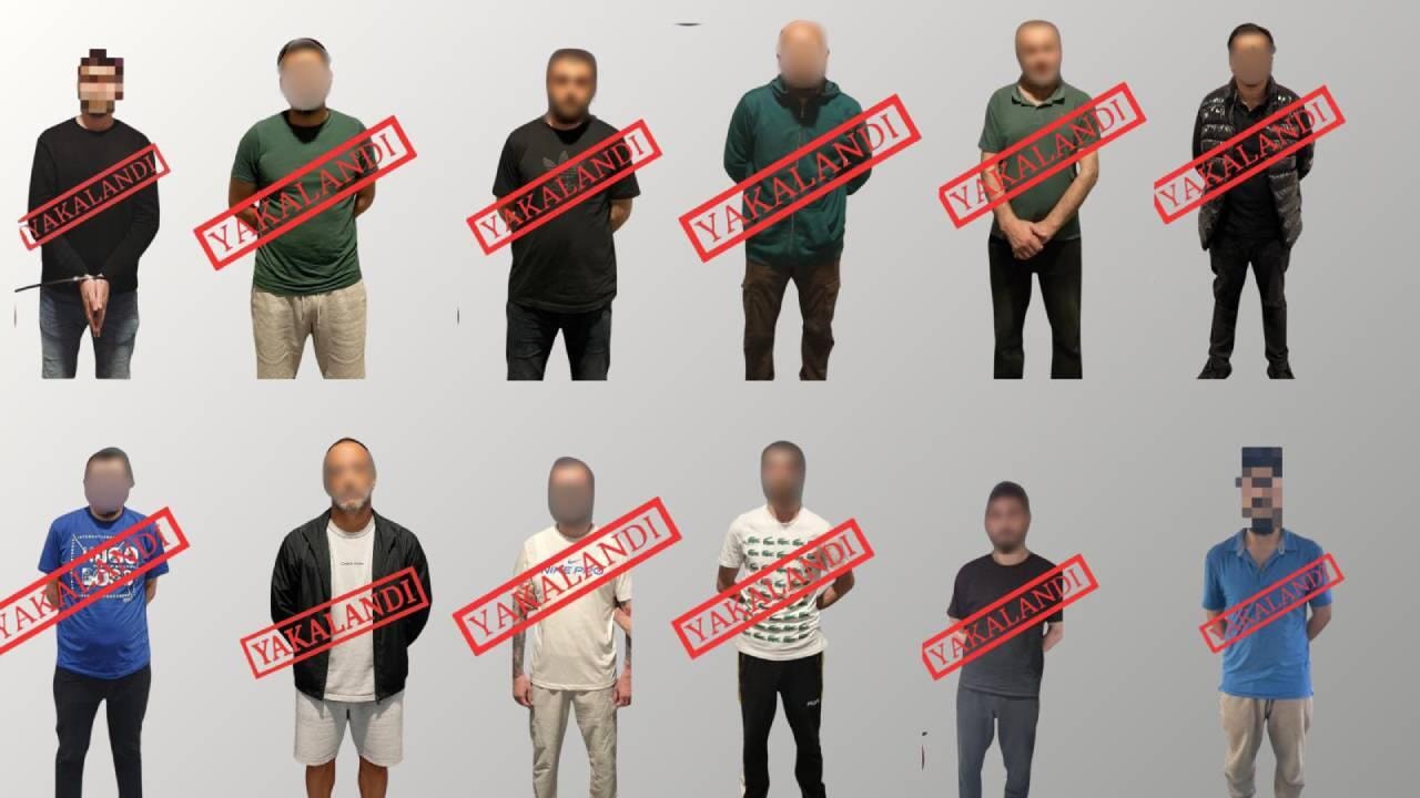 Kırmızı bültenle aranan 11 suçlu Türkiye'ye getirildi