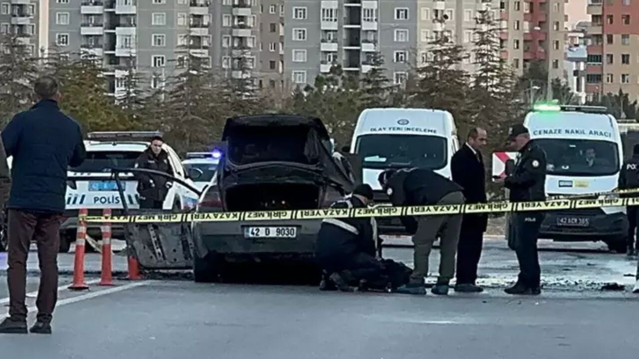 Konya'da otomobilde patlama: 3 Aylık Mustafa ile teyzesi öldü