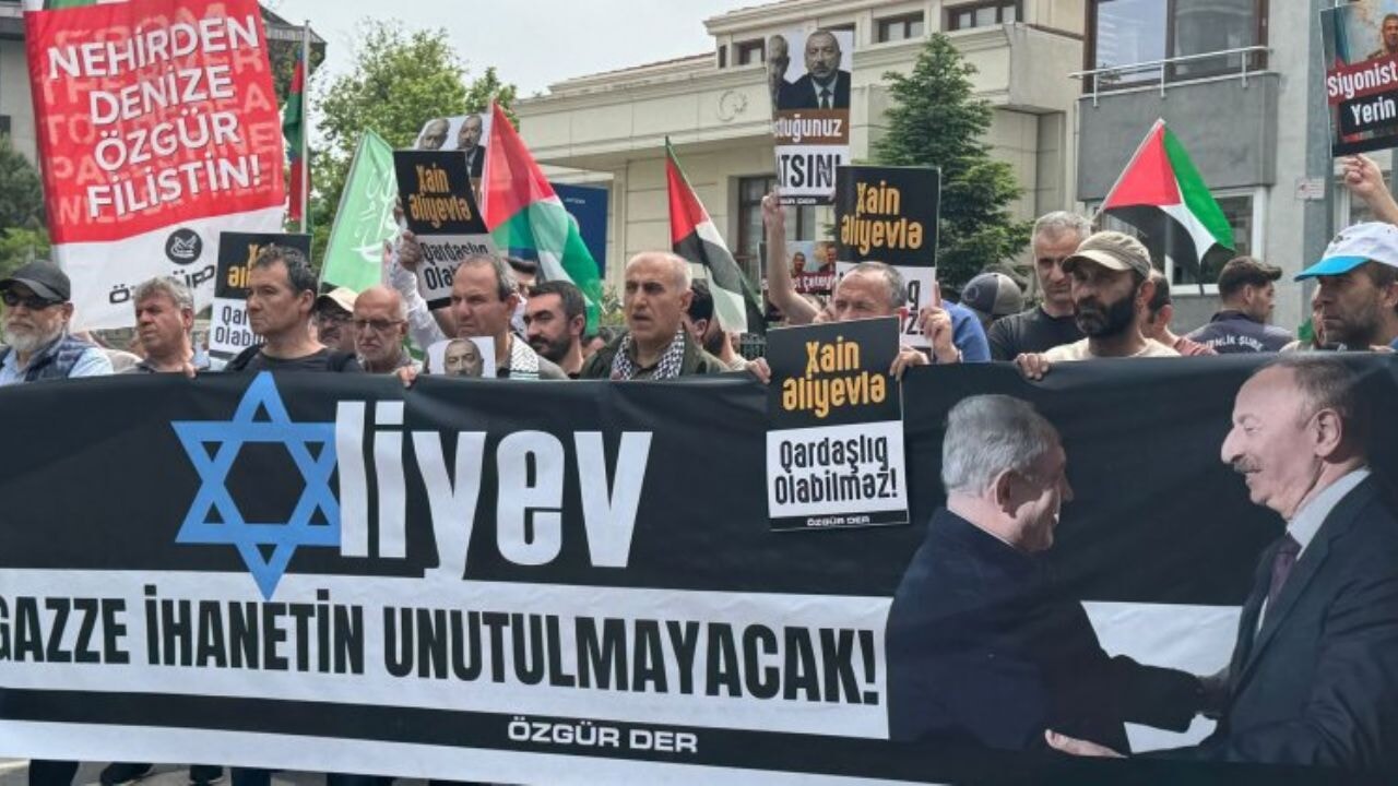 Özgür-Der'den Aliyev protestosu