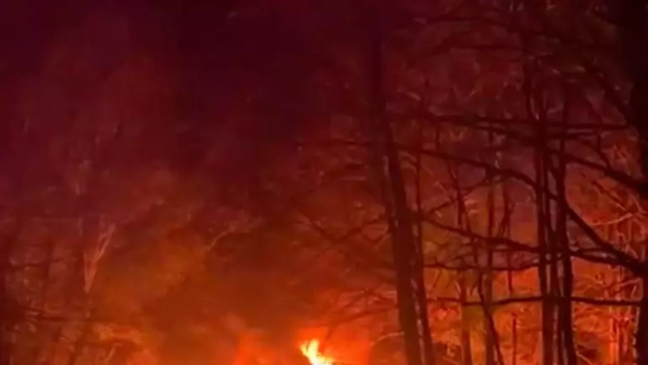 Sarıyer'de seyir halindeki İETT otobüsü alev alev yandı