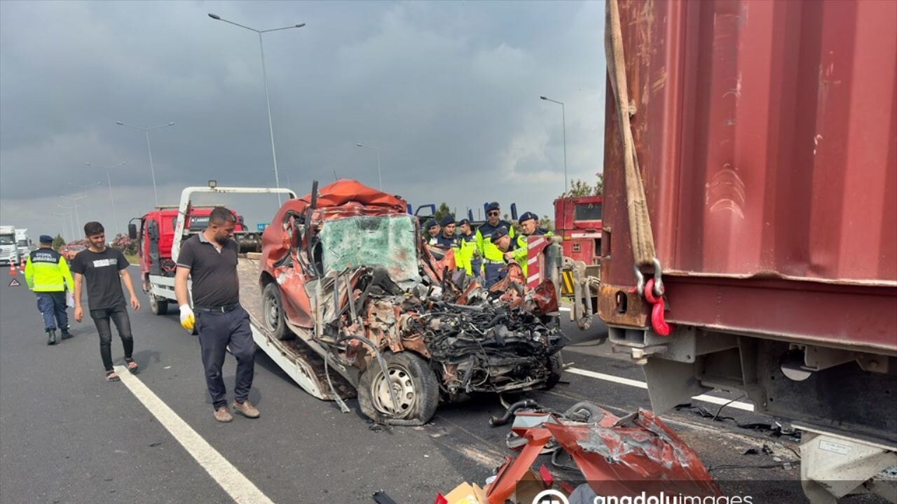 Tarsus-Adana-Gaziantep Otoyolu'nda ölümcül kaza