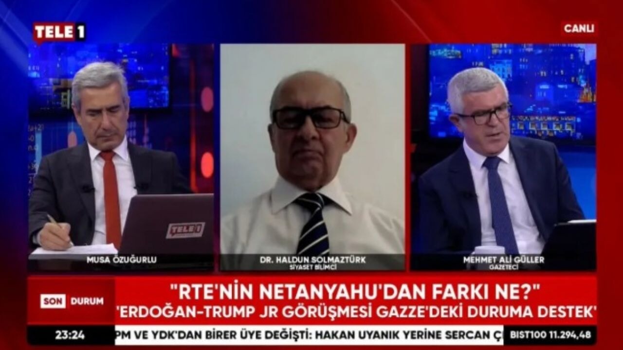 TELE1'de skandal KJ: 'RTE'nin Netanyahu'dan farkı ne?'
