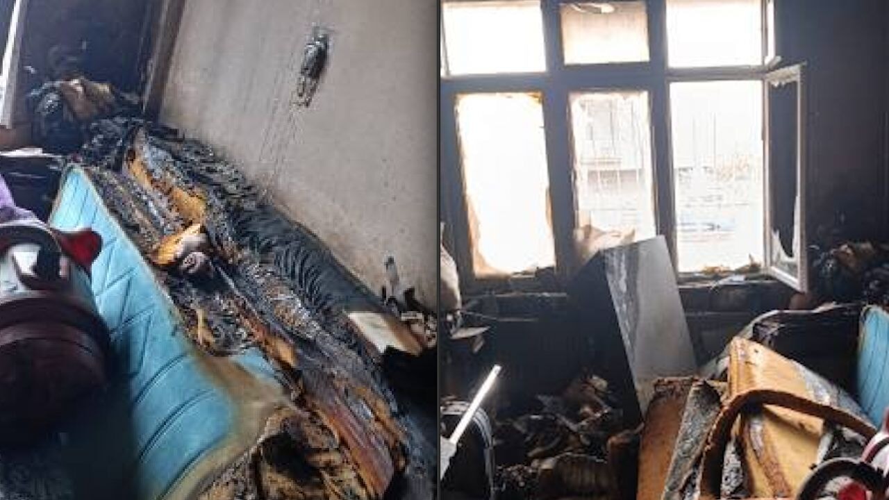 Telefon şarjı yangına neden oldu