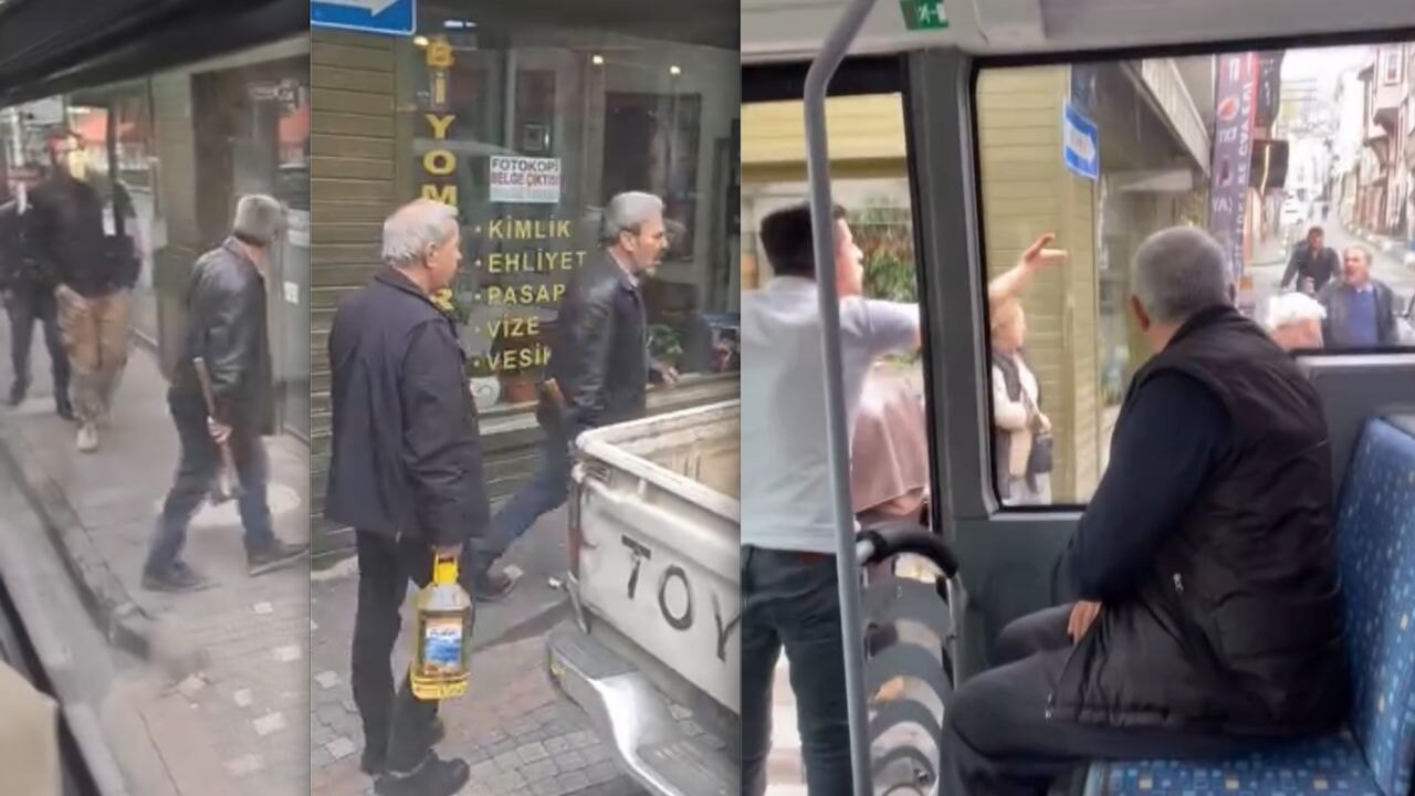 Trafikte balta çıkardı!