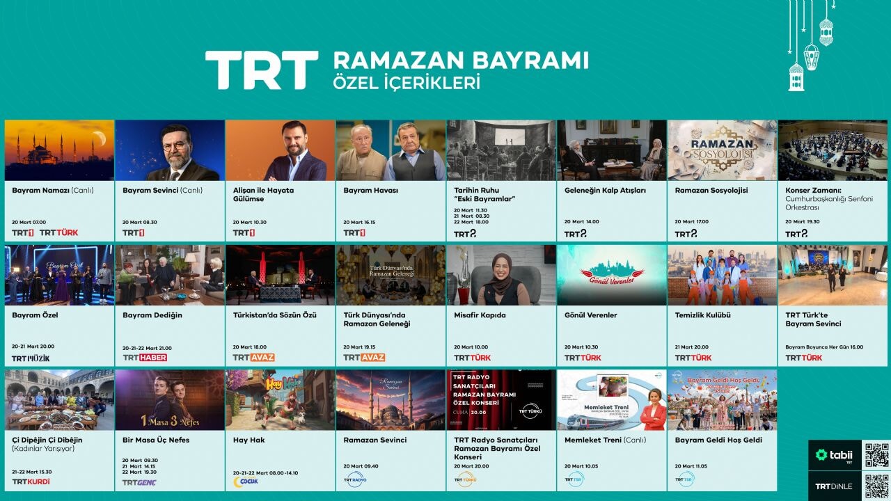 TRT'de 'Ramazan Bayramı' Coşkusu