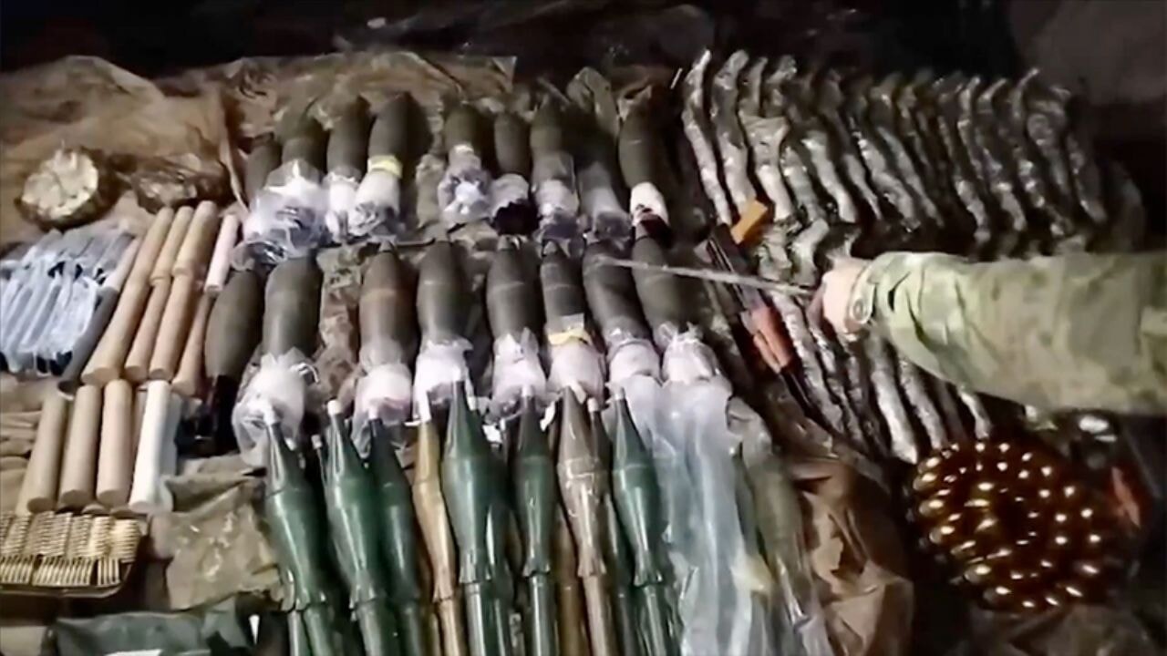 Türk askeri cephanelik mağarayı ortaya çıkardı! MSB detayları paylaştı