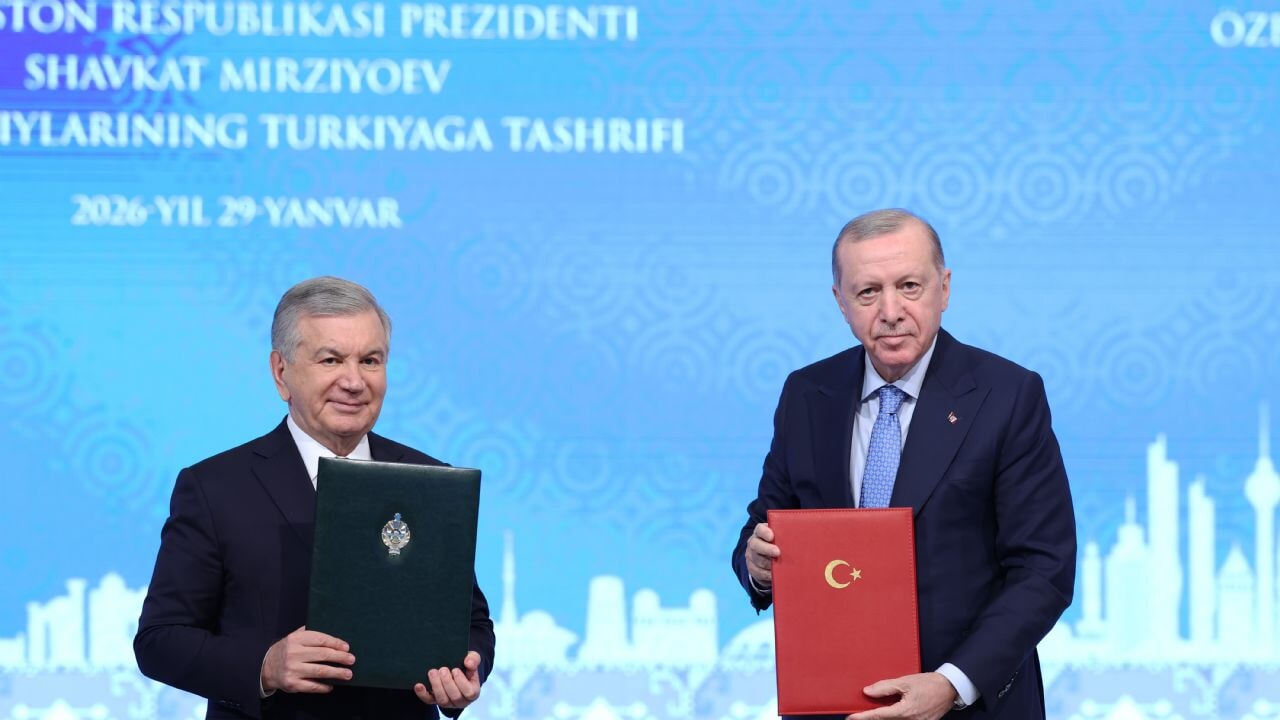 Türkiye ile Özbekistan arasında 8 anlaşma imzalandı