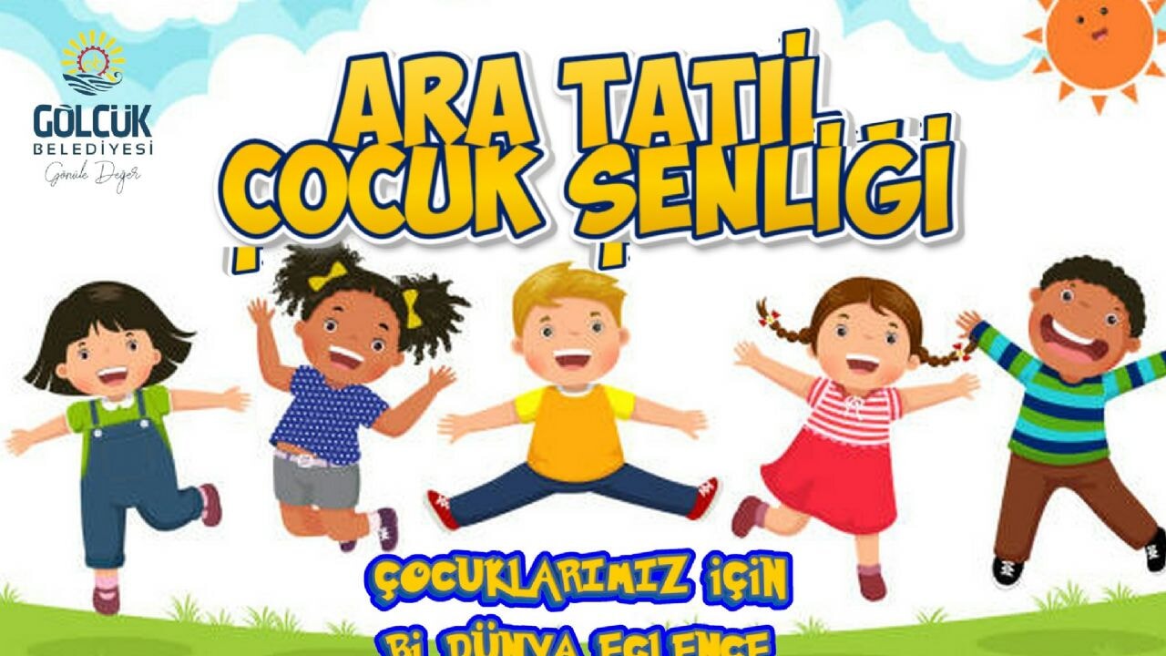 Ara tatil çocuk şenliği sırası Değirmendere ve Yazlık'ta