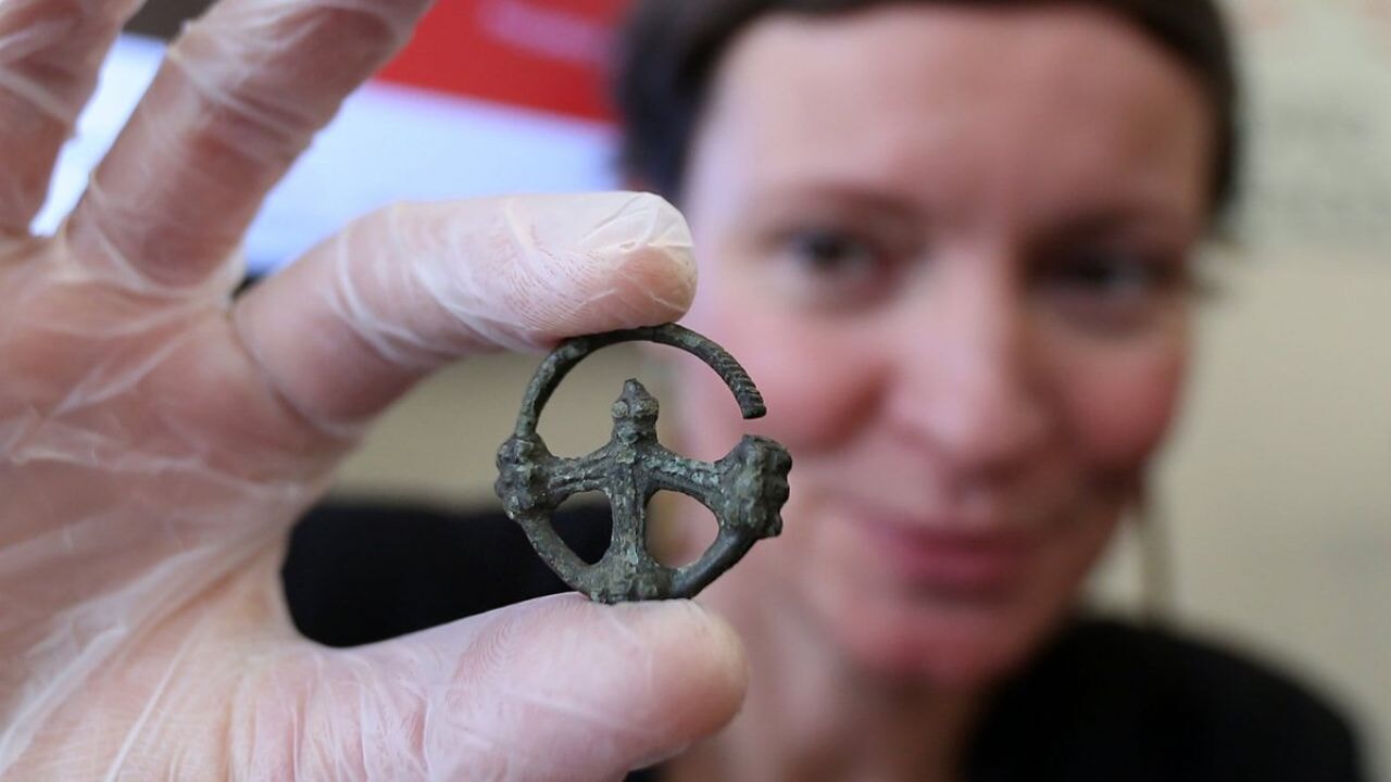 Bin yıllık tekerlek haç keşfedildi