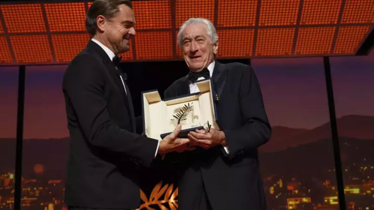 Robert De Niro'ya Onursal Altın Palmiye Ödülü verildi
