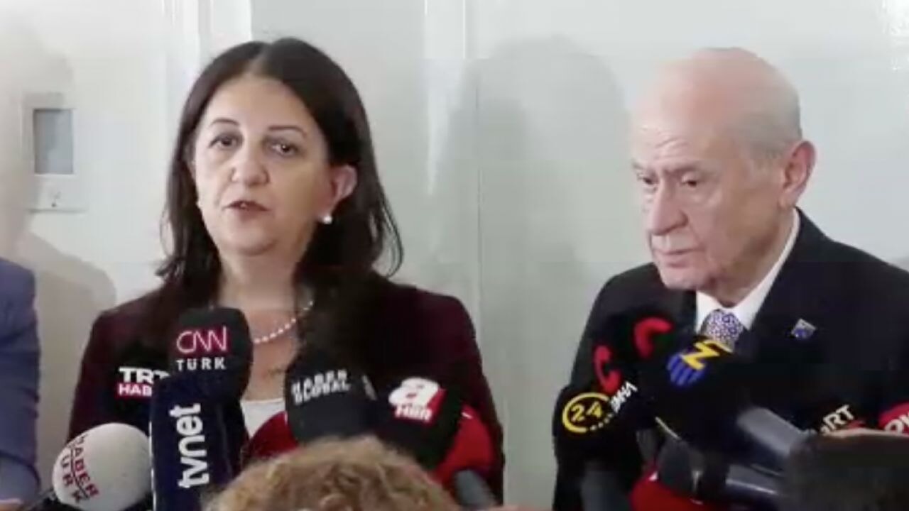 Bahçeli ve DEM Parti heyetinden ortak açıklama