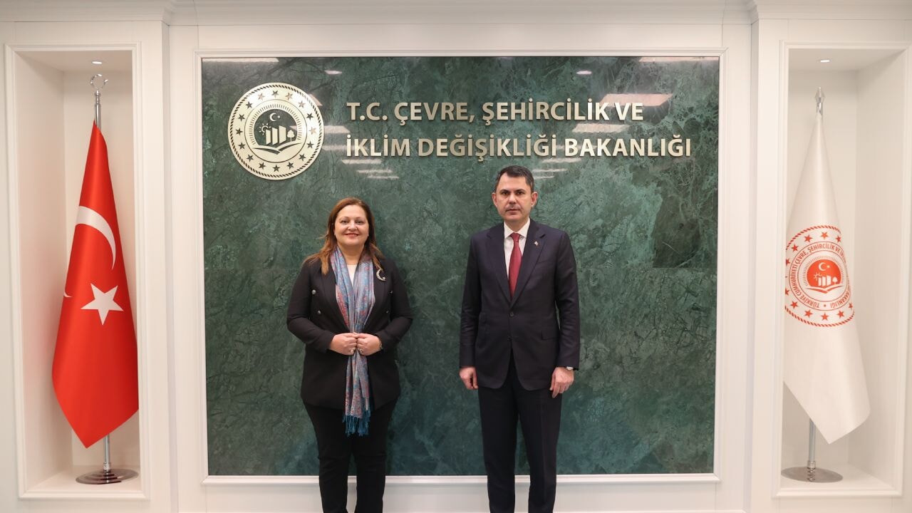 Bakan Kurum, Afyonkarahisar Belediye Başkanı Köksal'ı kabul etti