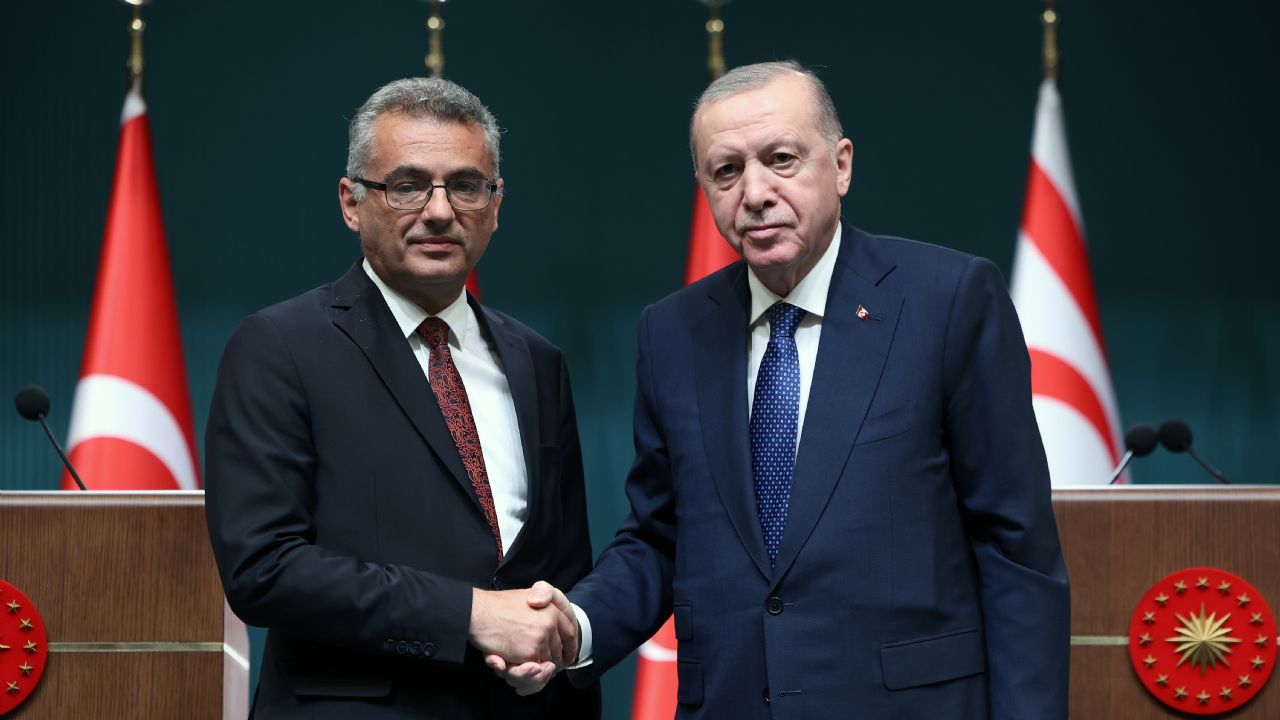 Cumhurbaşkanı Erdoğan: Kıbrıs meselesinde en gerçekçi çözüm iki devletin bir arada var olması