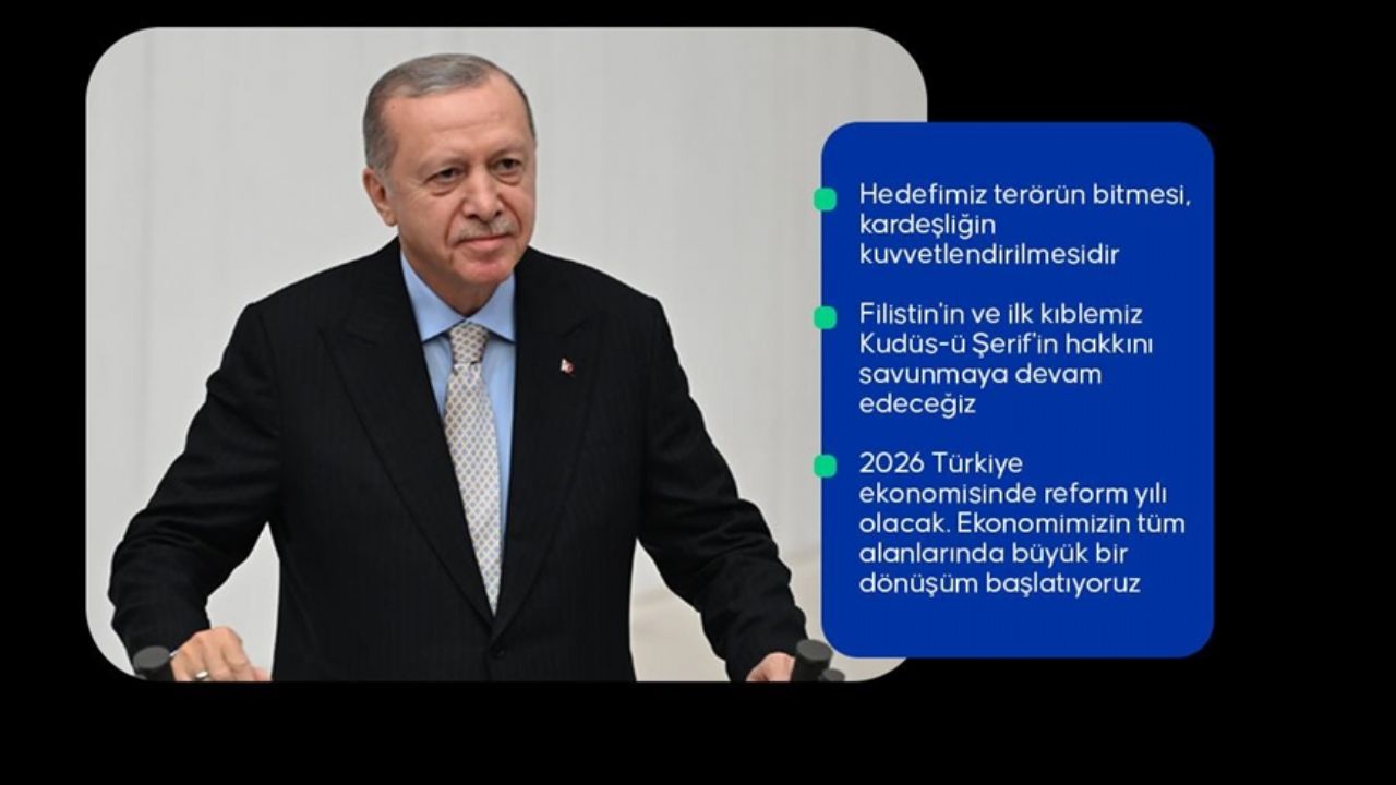 Erdoğan: Büyük ve güçlü Türkiye ülküsüne giden yolda hepimiz biriz, beraberiz