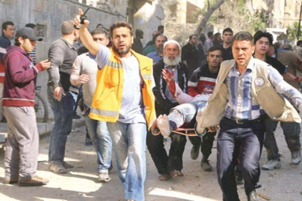 Esed yine hastaneyi hedef aldı