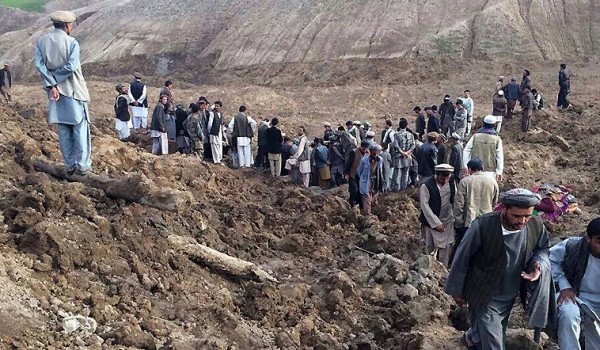 Afganistan'da toprak kayması