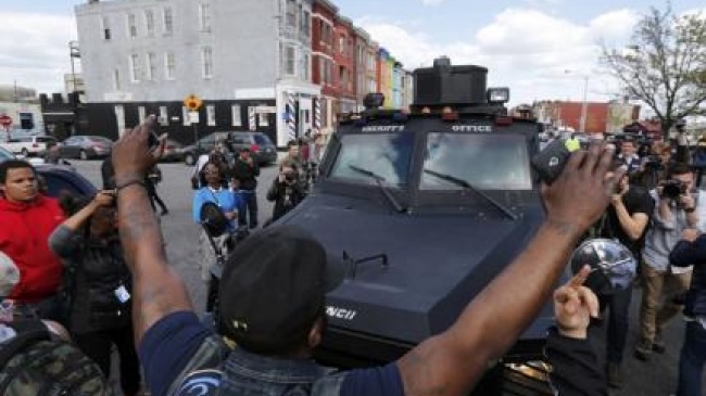 Baltimore'da gergin saatler