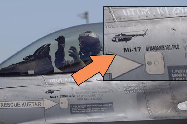 Suriye Mi-17'sini vuran F-16 Konya'da!