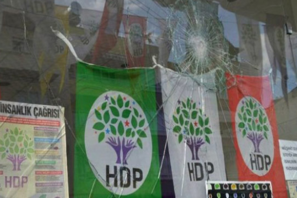 HDP seçim bürosuna saldırı