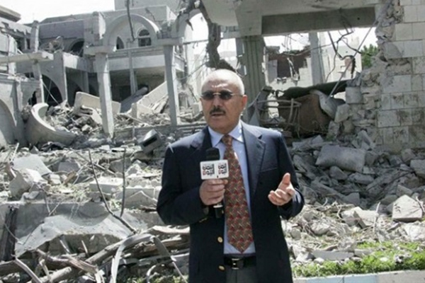 Koalisyon güçleri Salih’in evini bombaladı