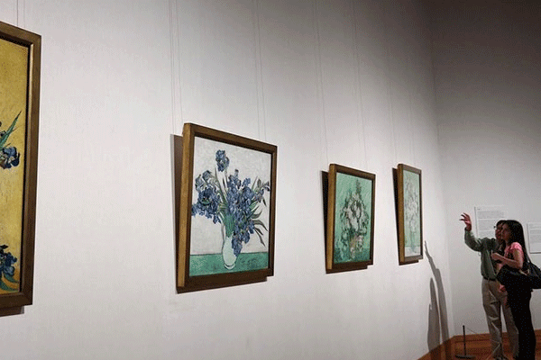 Van Gogh'un 'çiçekler'i kavuştu